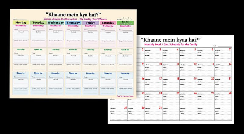 Khanaplan.com - Weekly Meal Plan - English